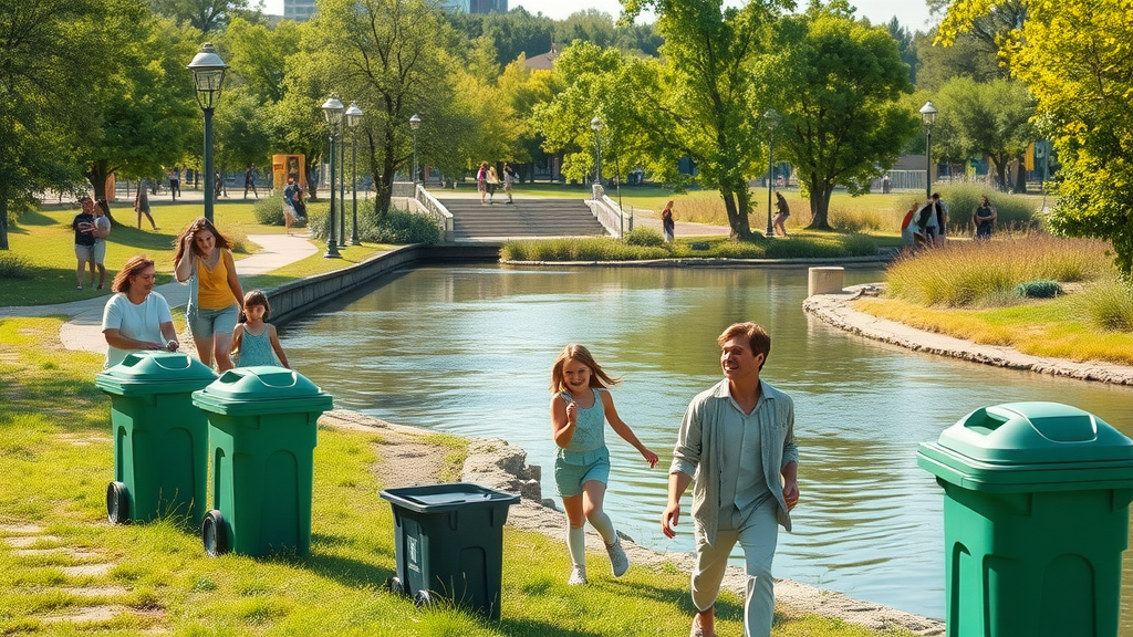 Healthy river and community enjoying the benefits of Corsair Recycling Solution for EPR and CSR plastic credits